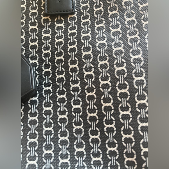 Tory Burch Gemini canvas coated LARGE TOTE Gemini Link GUC - Picture 15 of 16